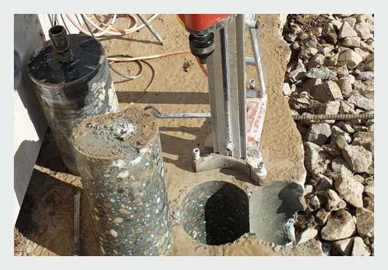 Beton bohren 