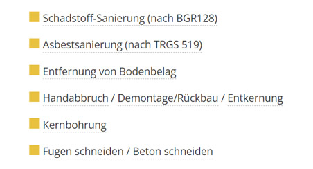 Schadstoffsanierung in 73728 Esslingen (Neckar), Altbach, Aichwald, Deizisau, Ostfildern, Kernen (Remstal), Denkendorf oder Neuhausen (Fildern), Köngen, Plochingen