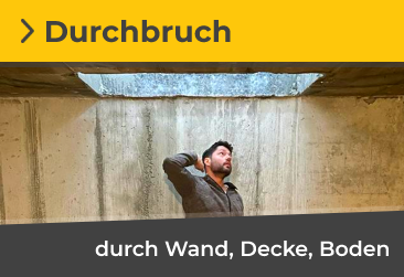 Wand-Durchbruch, Decke durchbrechen, Wand entfernen in Leonberg (Wandabbruch)